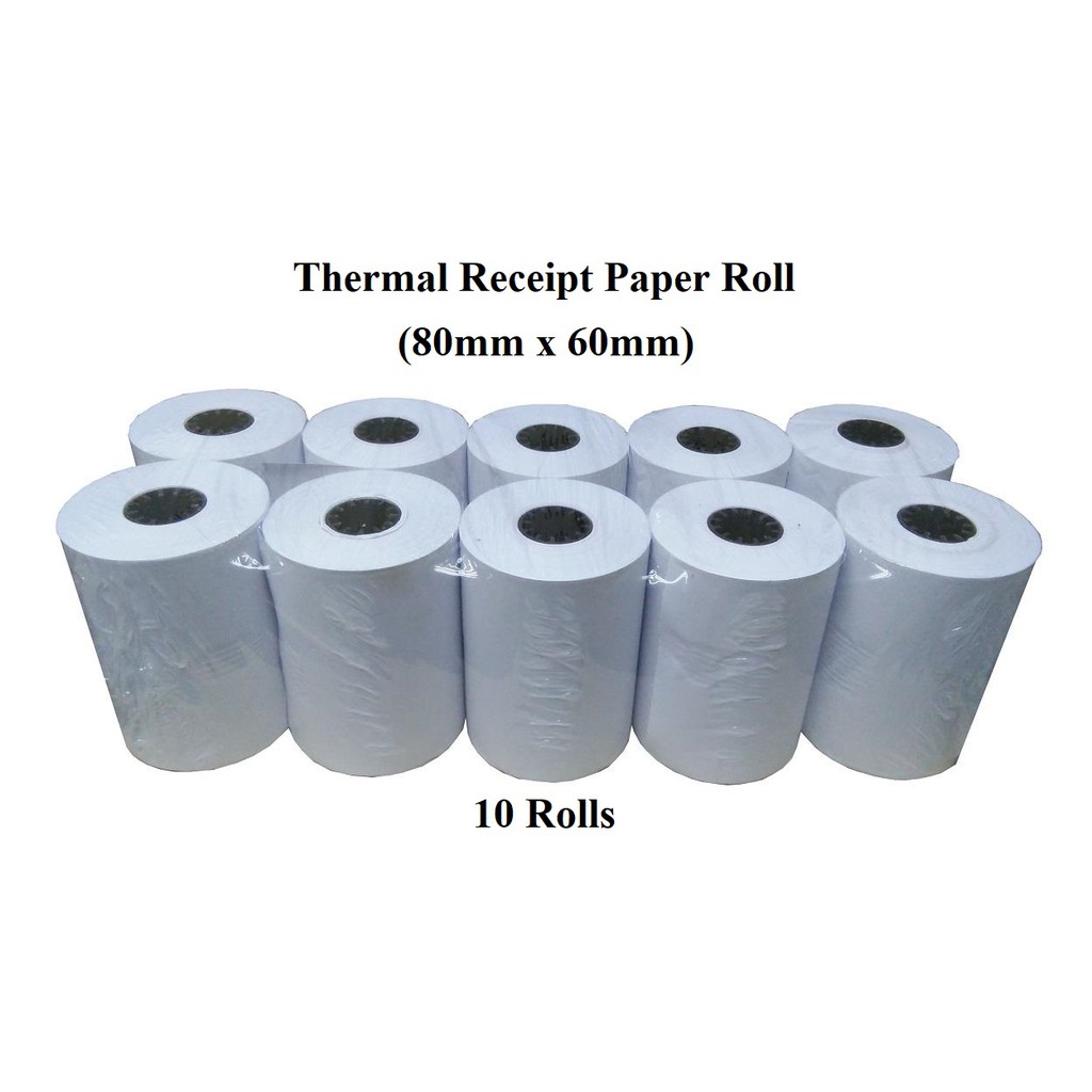 Thermal Paper Roll Receipt Paper Roll Mm X Mm Rolls Shopee Malaysia