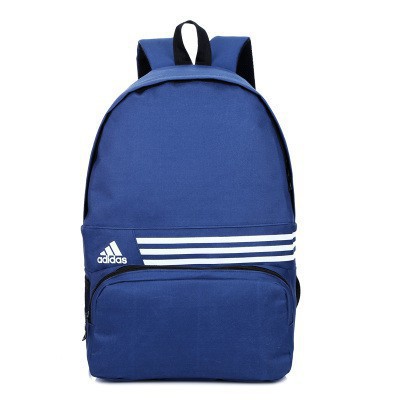 adidas backpack blue and white