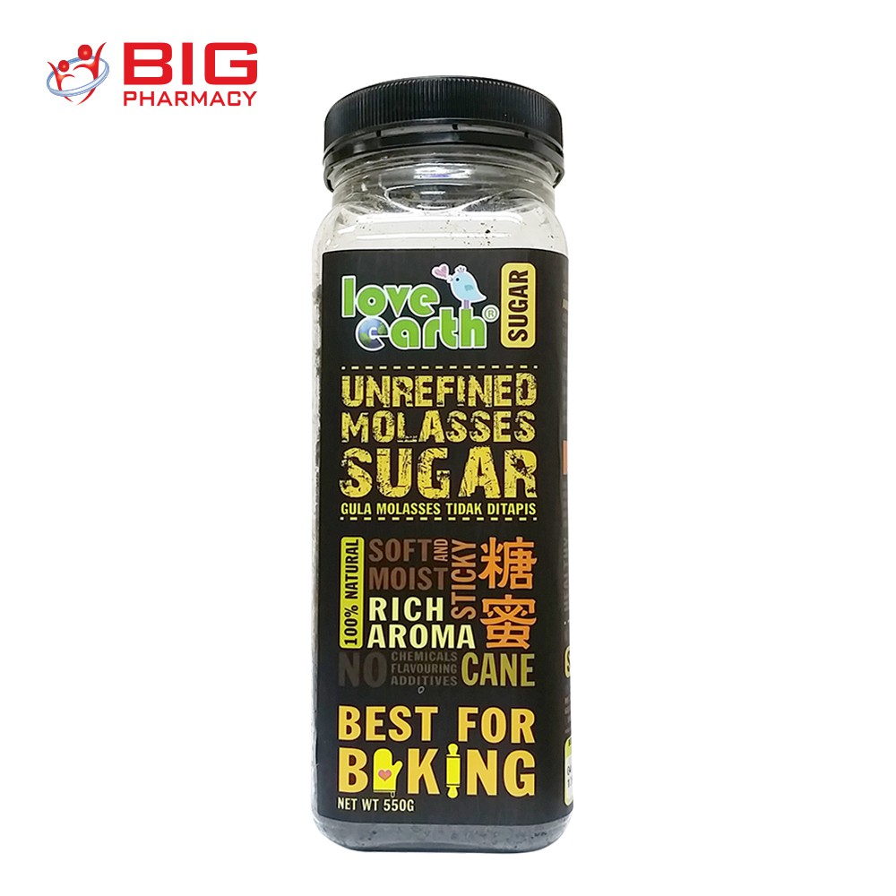 Love Earth Unrefined Molasses Sugar (500g) Shopee Malaysia