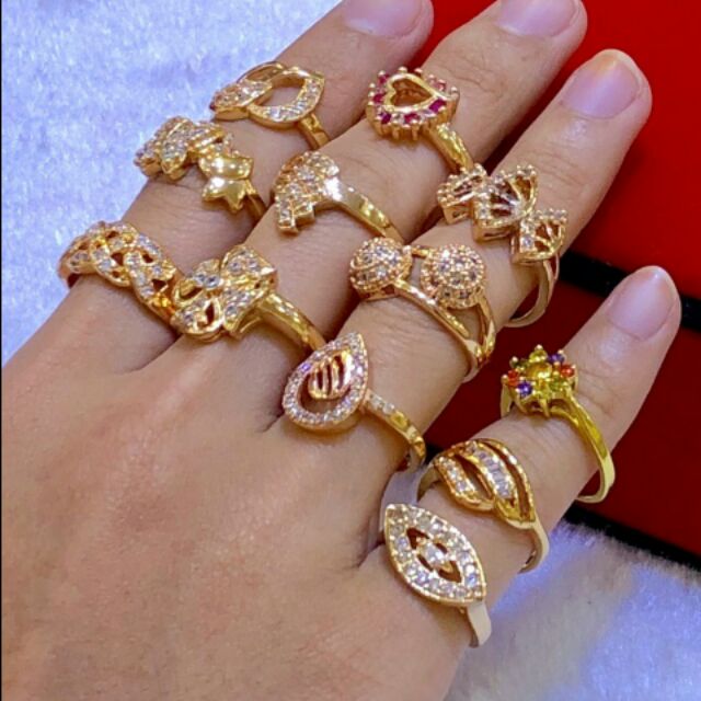  Cincin  dewasa  emas  bangkok viral stok ready Shopee 