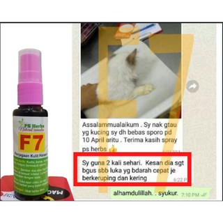 UBAT SPORO KUCING KURAP SCABIES FUNGUS KERAPU LUKA KUDIS 