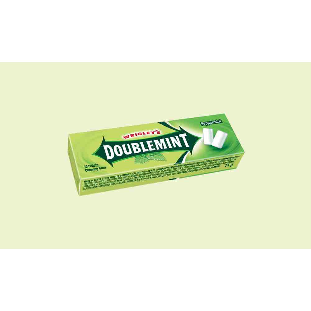 Wrigley's Doublemint Peppermint Chewing Gum Pellet Mini Mart
