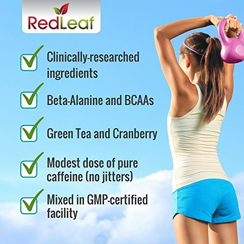 Red Leaf Pre Workout Energizer Powder Cranberry Lime Flavor 30 Servings Shopee Malaysia