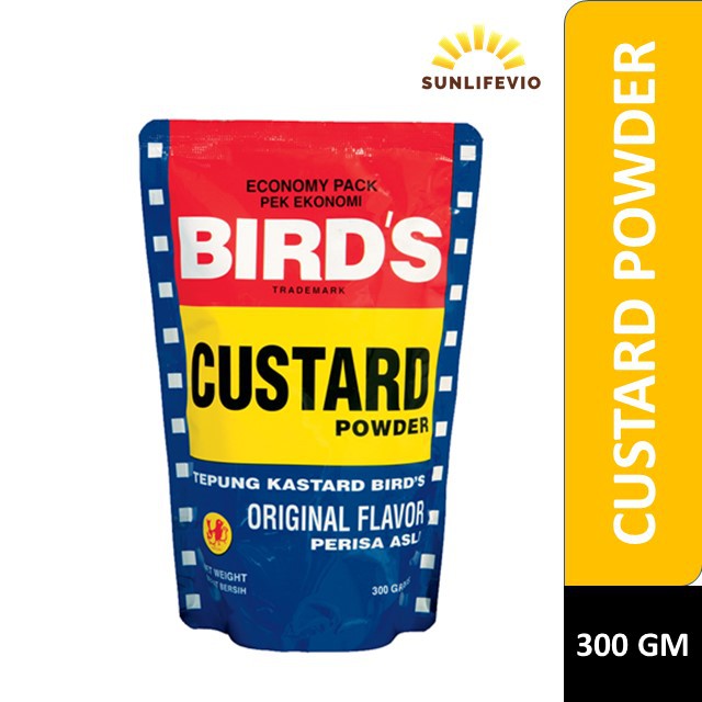 Bird S Custard Powder Original Flavour Tepung Kastard Bird S 300gm 卡士达粉 Shopee Malaysia