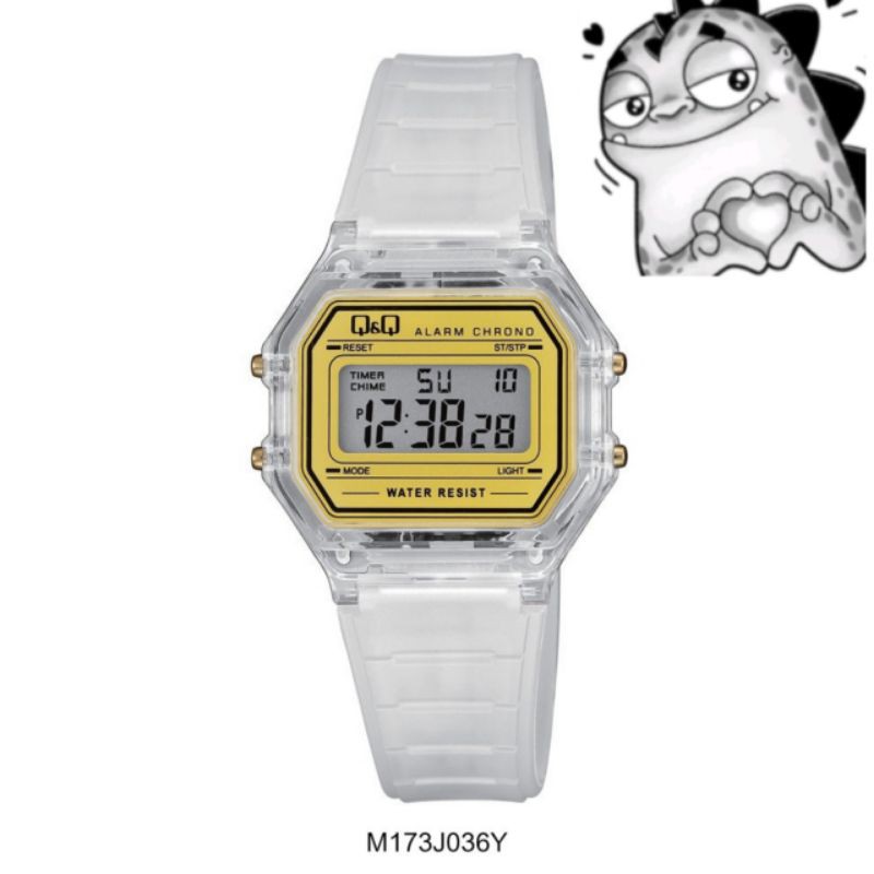 Ready Stock Q Q Japan By Citizen Unisex Transparent Resin Digital Watch M173 Qq Water Resistant We Hav Casio Seiko Shopee Malaysia