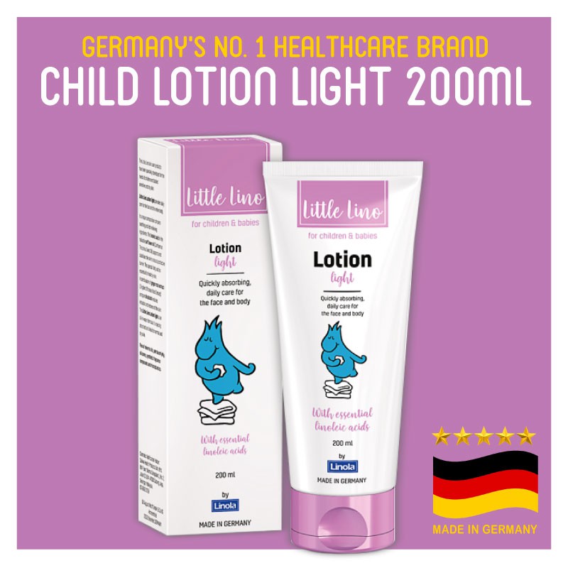 Little Lino Baby Lotion Light 0ml Linola Daily Care For The Face And Body Baby Care Germany Ready Stock Shopee Malaysia