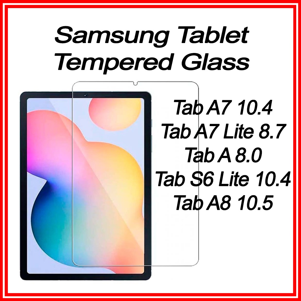 Samsung Galaxy Tab Tempered glass tab a8 x200 x205 tab a8.0 t295 tab a7