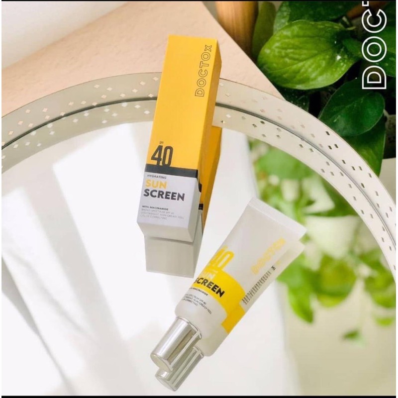 20ml Hydrating Sunscreen Doctox with Niacinamide (UVA/UVB/HEV ...