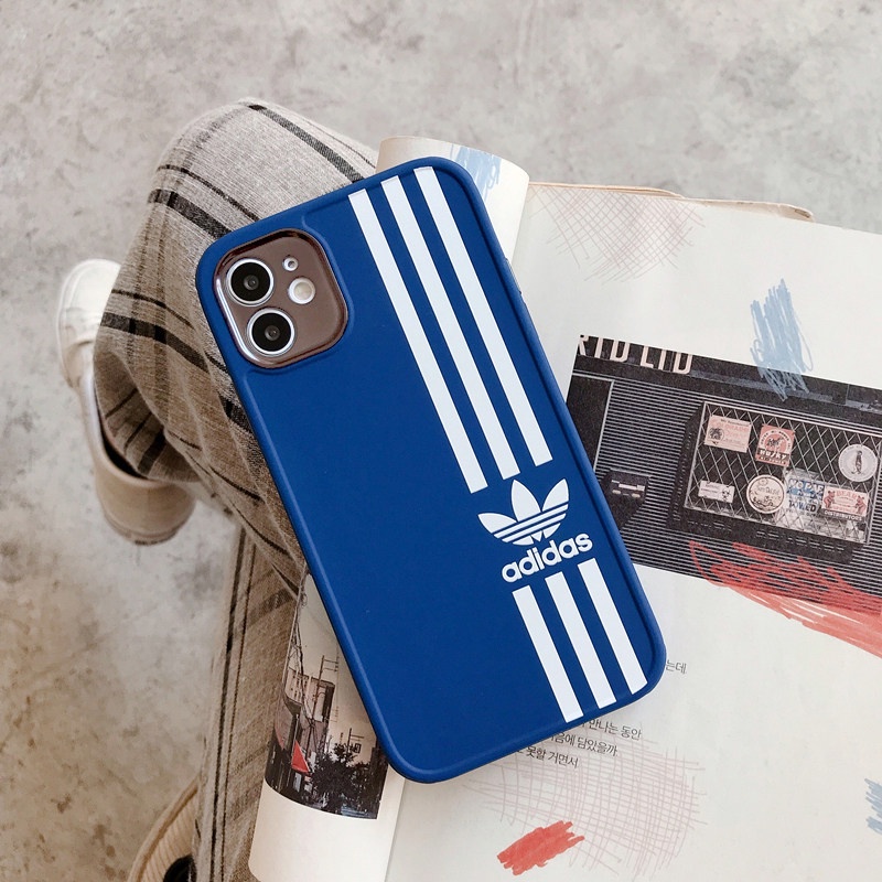 Iphone 12 Adidas Design Iphone 11 12 Pro Max 12 Mini 7 8 Plus Xr Xs Max X Square Matte Silicone Soft Case Shopee Malaysia