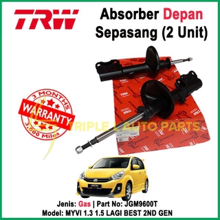 Perodua Myvi Lagi Best 1 3 1 5 Se 2011 2016 Kyb Absorber Front Rear Gas 4 Pcs Shopee Malaysia