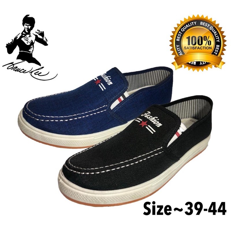 Comfortable Canvas Loafers / Kasut Kungfu Canvas Lembut Selasa / Kasut ...