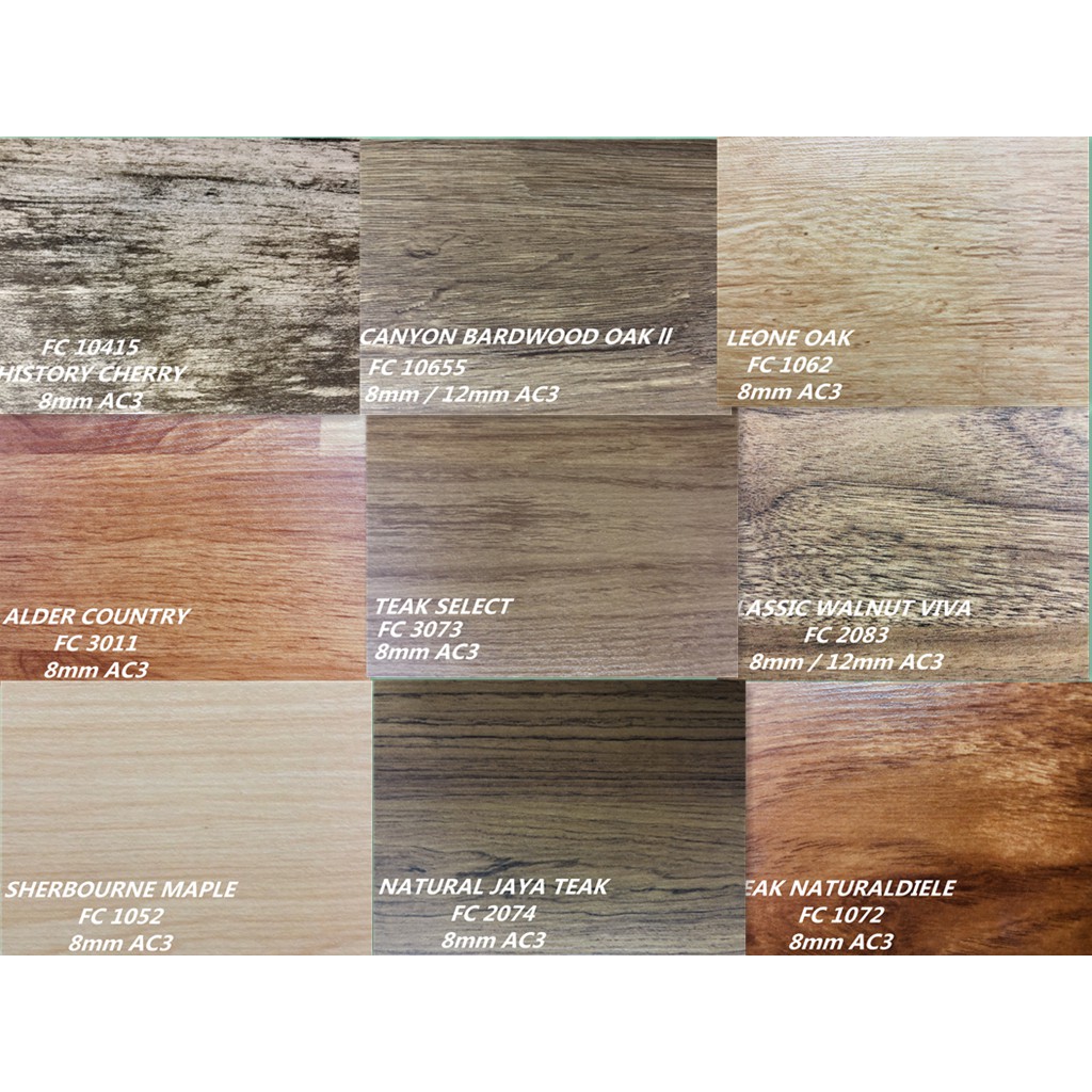 8mm 12mm Hdf Laminate Flooring 9 Shopee Malaysia