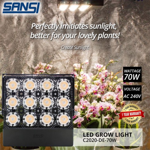 Sansi 70w Led Grow Light Bulb Daylight Full Spectrum And Sunlight White Grow Light Lamp…