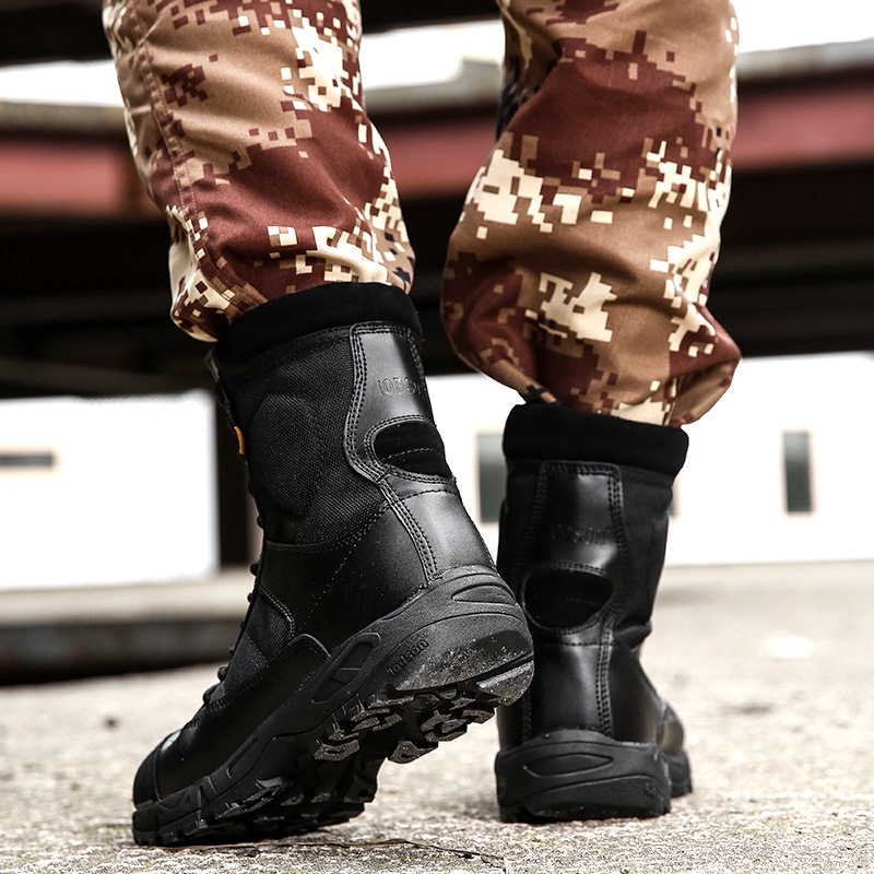 high end combat boots