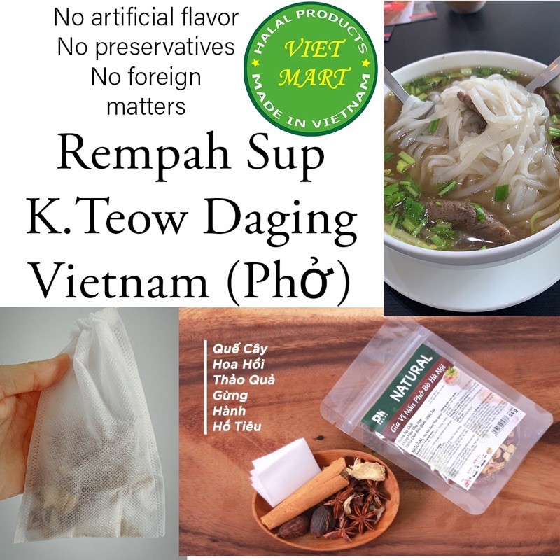 Rempah Sup Vietnam Soup Spices Shopee Malaysia