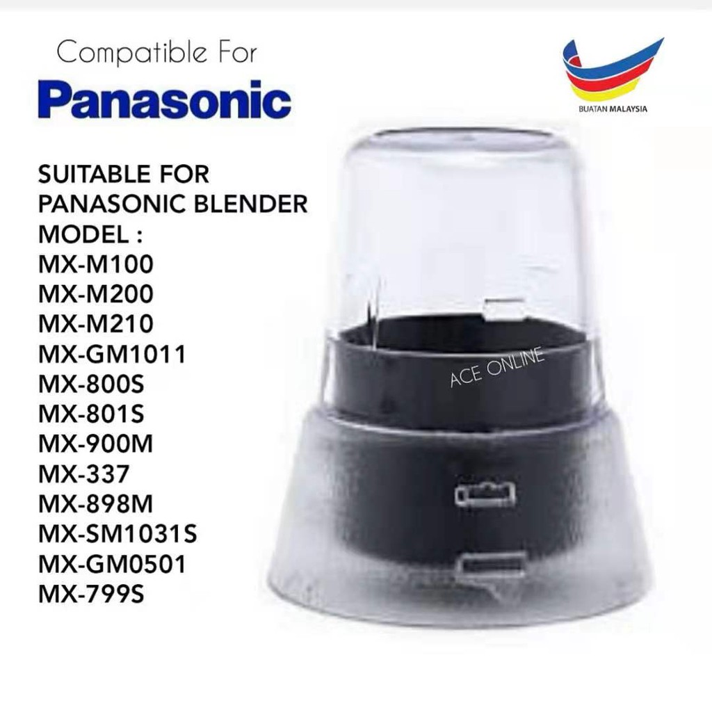 PANASONIC Blender Jug Small Dry Mill, Safety lock /PANASONIC Blender Jug Kering