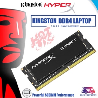[24h Ship]Kingston HyperX Impact DDR4 RAM Laptop 4GB 8GB 16GB 2133Mhz 2400Mhz 3200Mhz Soidmm 1.2V New Computer Notebook Memory