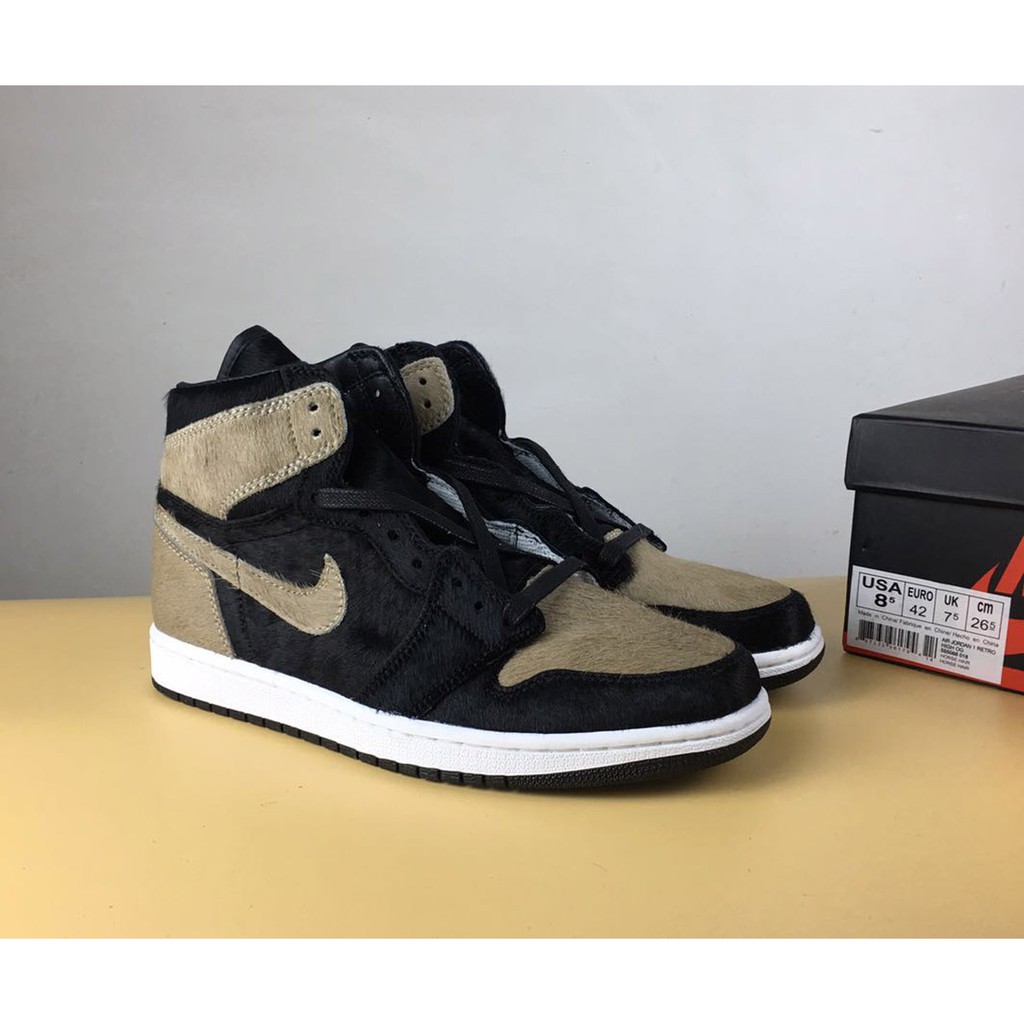 pony hair jordan 1