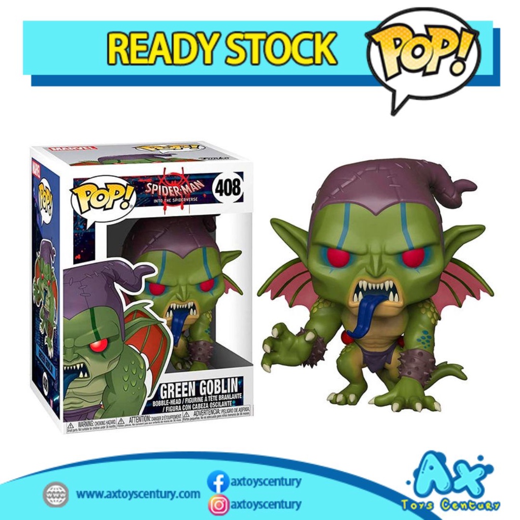 Funko Pop! Animated Spider-Man - Green Goblin #408 100% Genuine