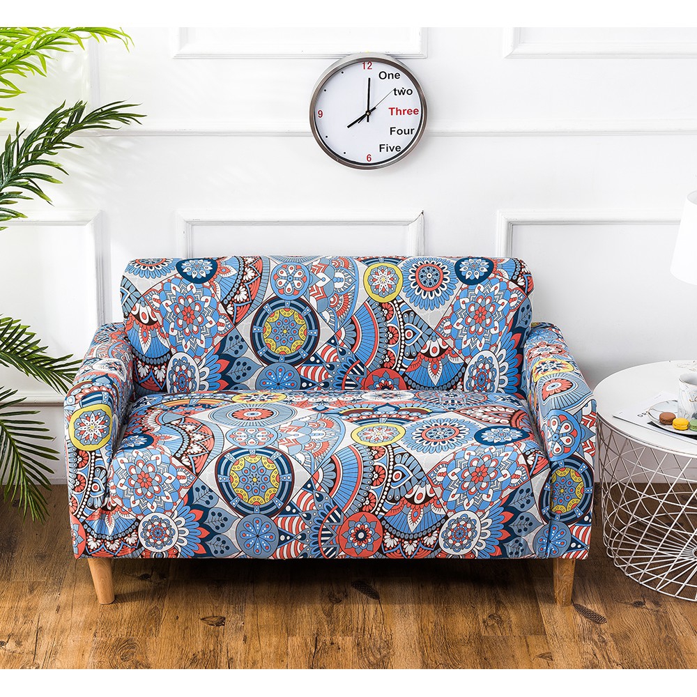Bohemian Sofa Cover Sarung Slipcover Home Decoration Shopee Malaysia