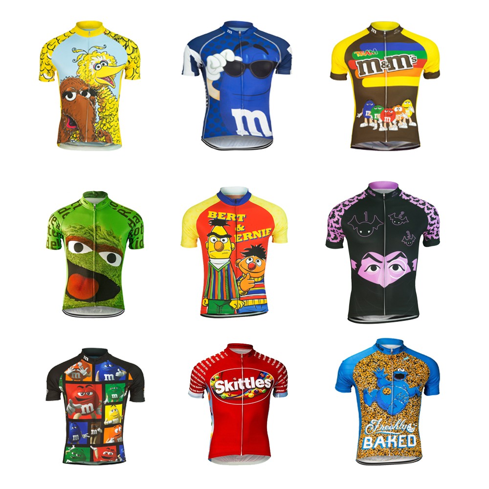 bert and ernie cycling jersey