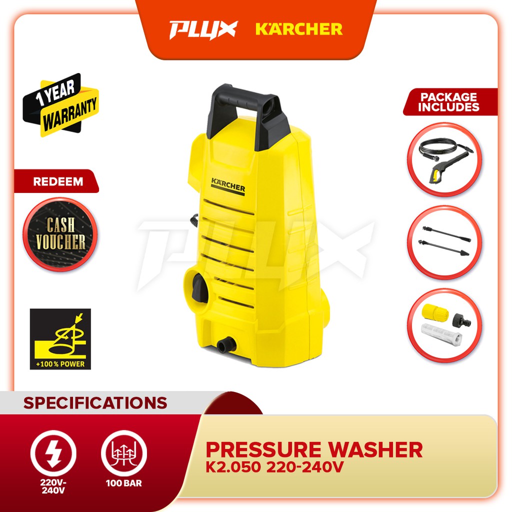 Karcher High Pressure Washer 100 Bar K2050 K2050 Shopee Malaysia 4345