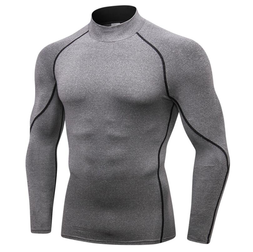 Runhit 2 or 3 Pack Long Sleeve Compression Shirts for Men Athletic Workout T-Shirts UPF 50 Sports Rash Guard Base Layer 