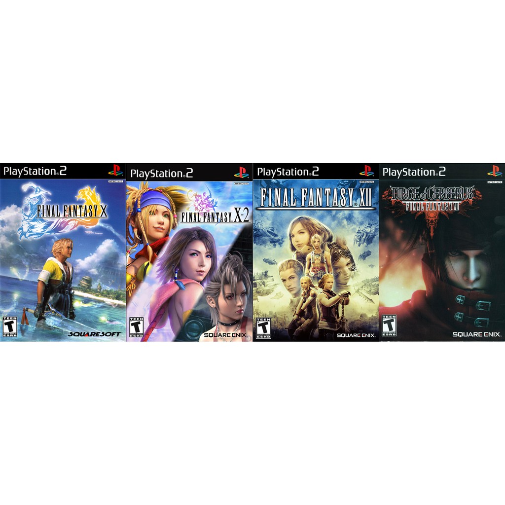 Ps2 Game Final Fantasy Game Series Shopee Malaysia