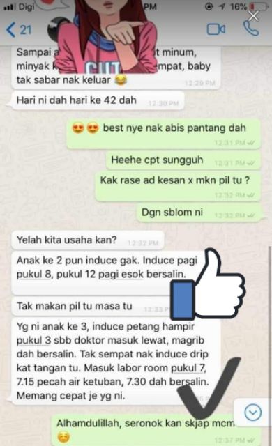 Ubat Mudah Bersalin Set Homeopathy Shopee Malaysia