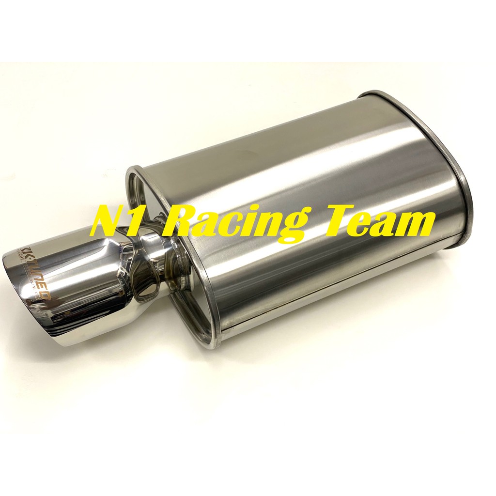KTuned Universal Oval Rear Exhaust / Muffler (2.5" / 3.0") Shopee