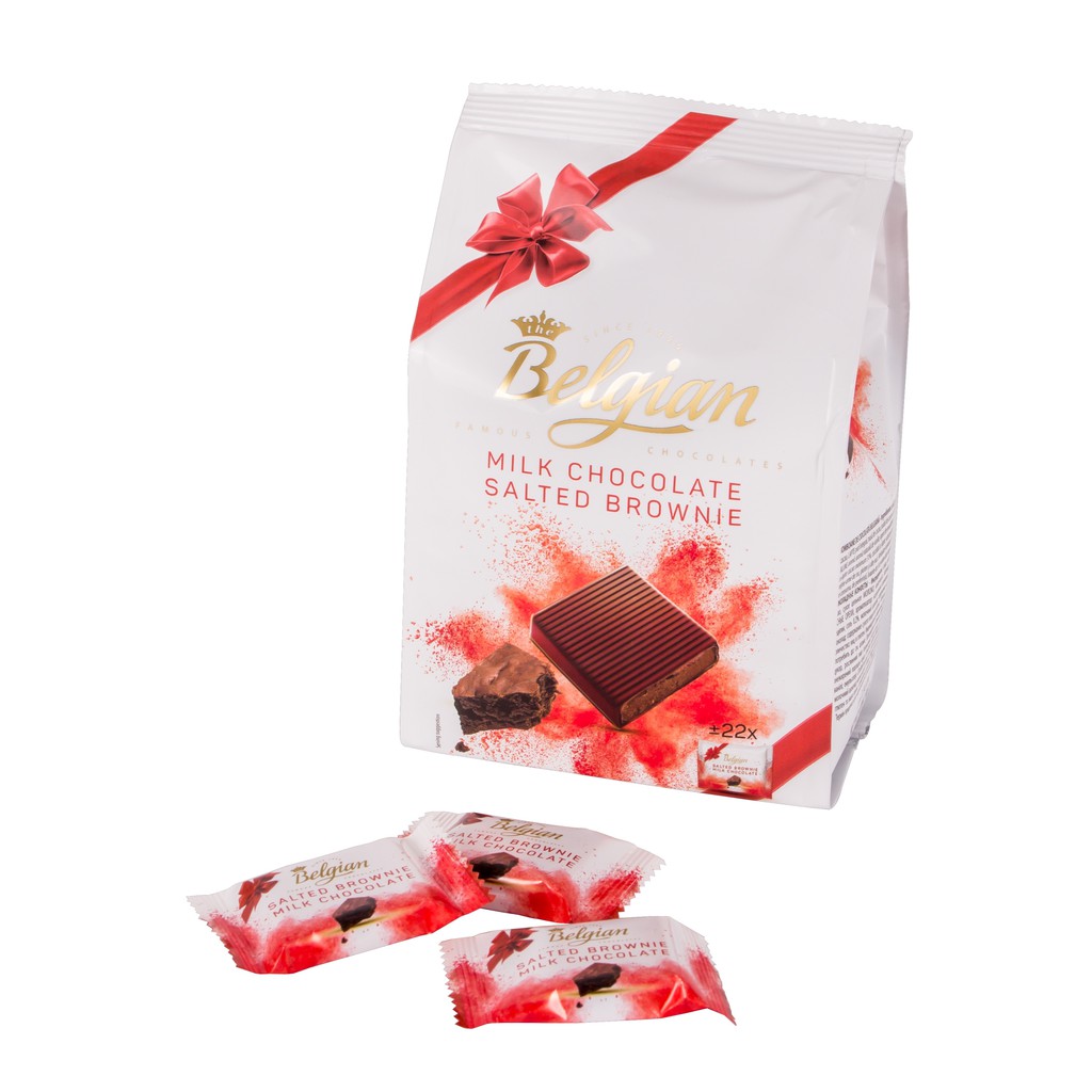 Belgian milk Chocolate Salted Brownie /Hazelnut 176g | Shopee Malaysia