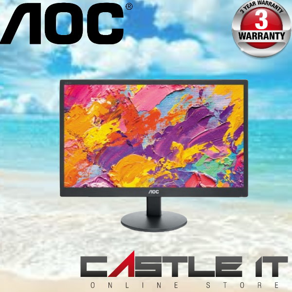 Aoc E970swn 19 Class Led 18 5 E970swn 68 Monitor 1366x768 Resolution 5ms Vga Vesa Black Shopee Malaysia