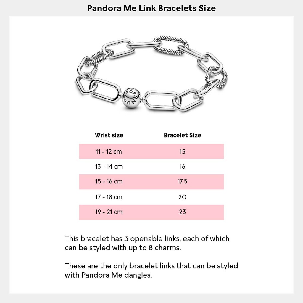 Pandora ME Sterling Silver Link Bracelet