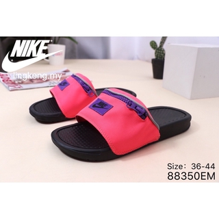 nike fanny pack slides pink