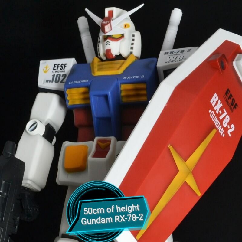 Gundam Rx 78 2 50cm Of Height Prebuilt Item Shopee Malaysia