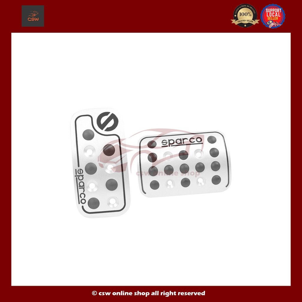 Automatic Car OEM Sparco Alloy AntiRusting Universal Sports Pedals