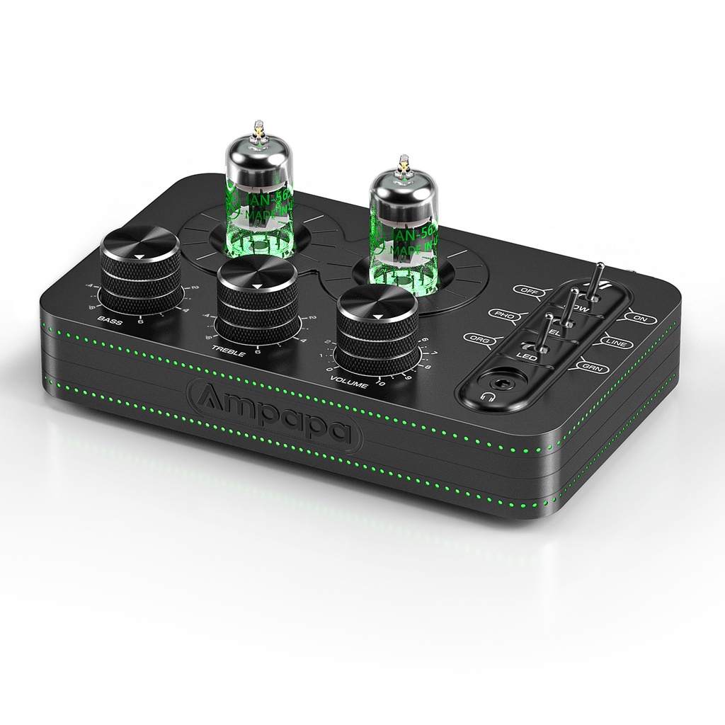 Ampapa A1 Phono Preamplifier / Headphone Amplifier / HiFi Audio Preamp