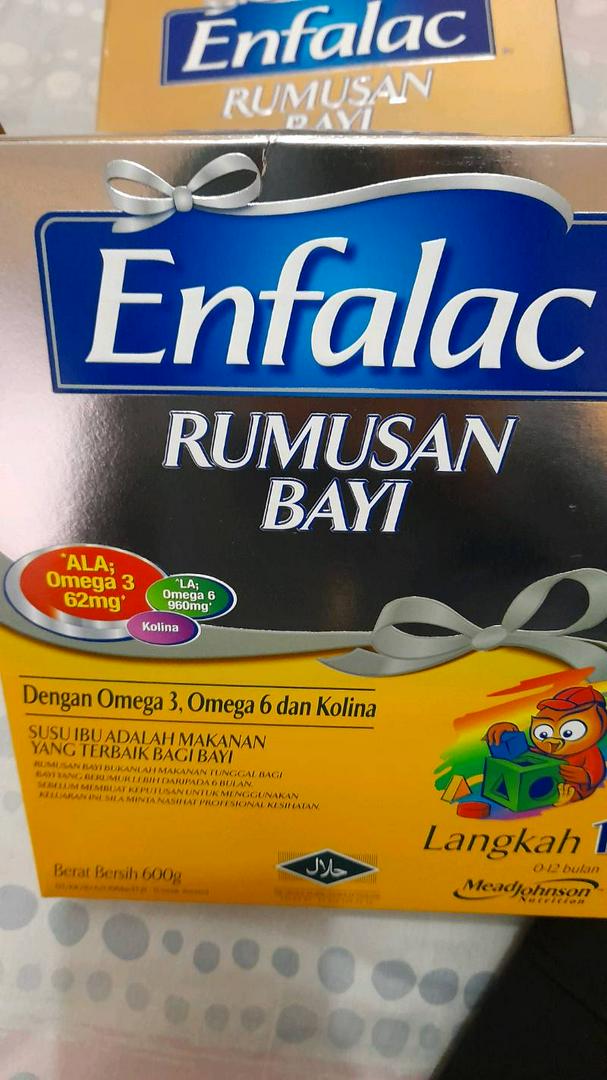 Enfalac Step 1 Regular Milk Formula Powder (600g) | Shopee Malaysia