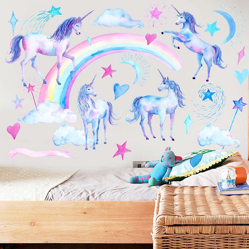 rainbow nursery wall stickers