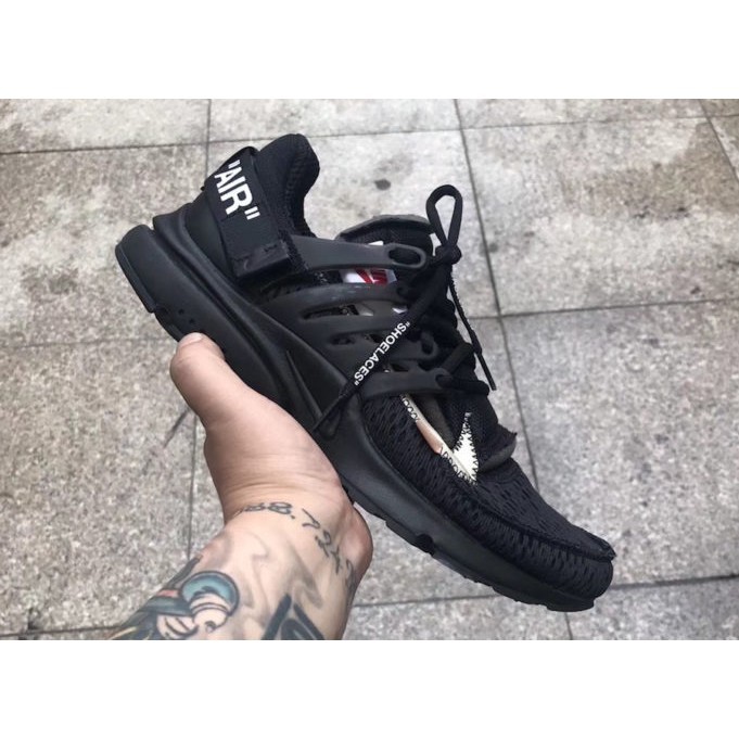 nike off white air presto black