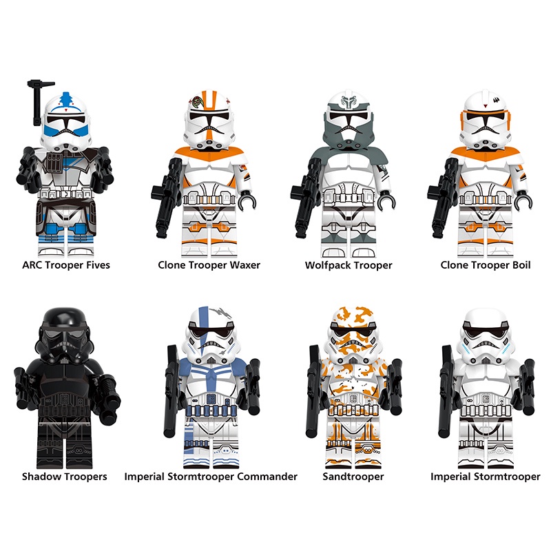 Shadow Clone ARC Trooper Commander Cody Stromtrooper Stars War Building ...