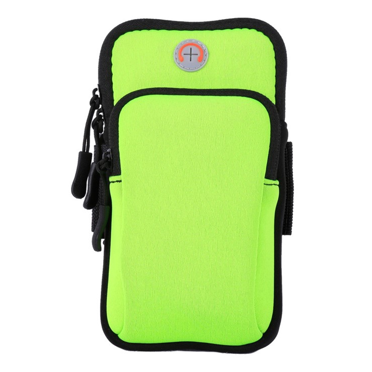 MILANDO Sport Arm Bag 2-Zipper Phone Bag with Earphone Hole Fitness Exercise Jogging Bag Beg Sukan (Type 4)
