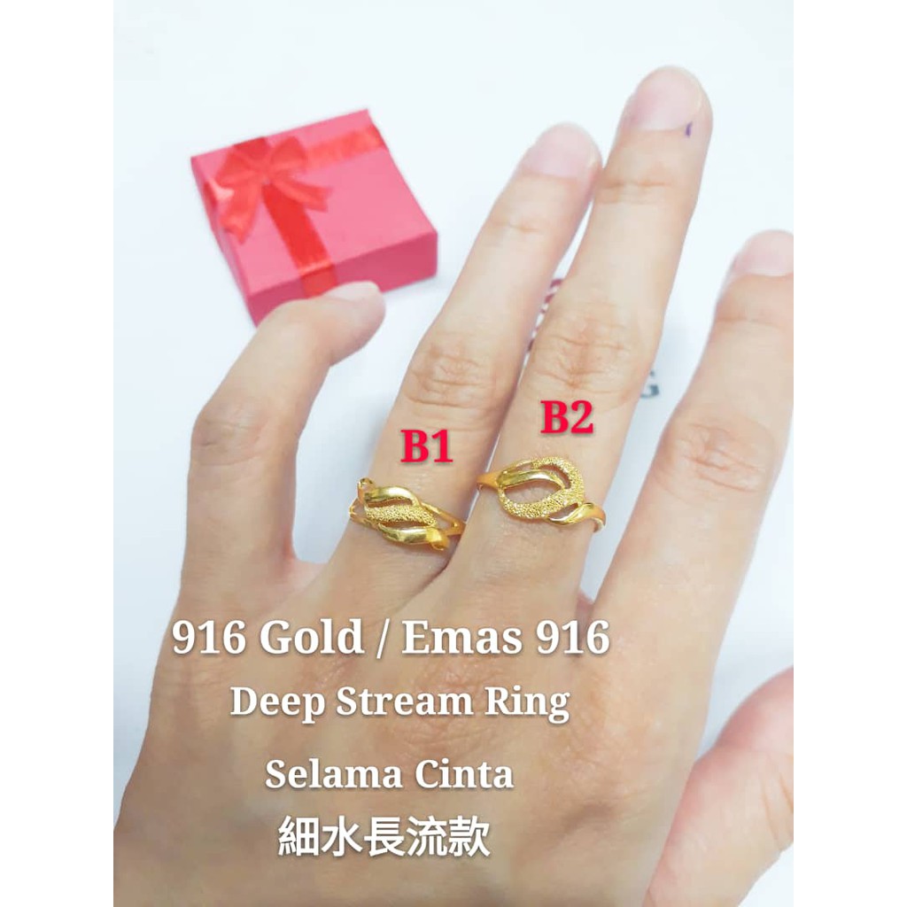 Wing Sing Cincin  Selamanya Cinta Emas  916 916 Gold Love  