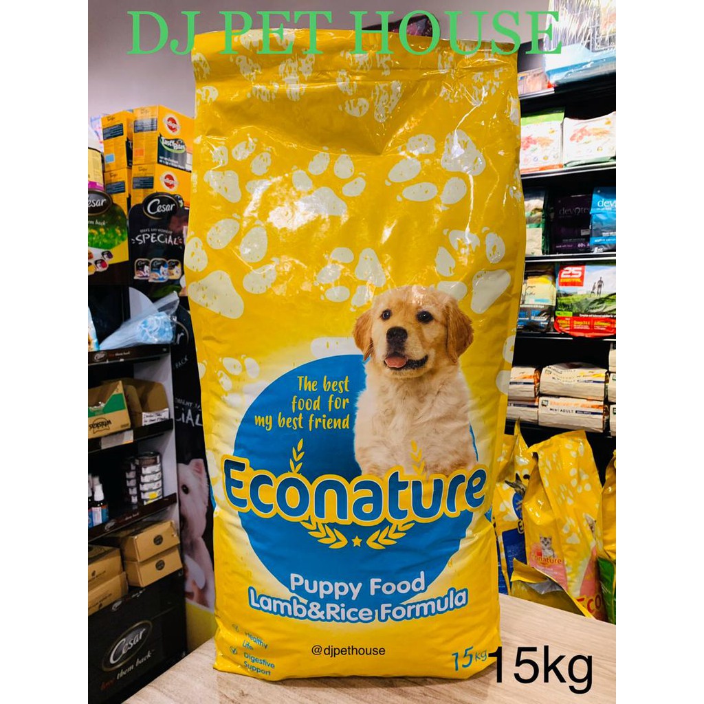 Econature Puppy Food Lamb Rice Formula For Dog 15kg Shopee Malaysia