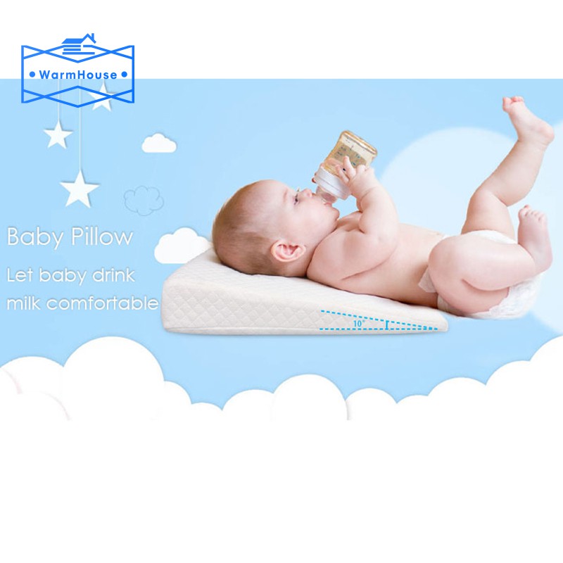 Newborn Baby Sleep Pillow Anti Baby Spit Milk Crib Cot Sleep