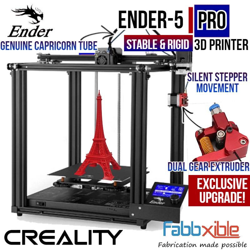Imprimante 3D Creality Ender 5 Pro D'occasion, Avec équipement Et Bobines Inclus