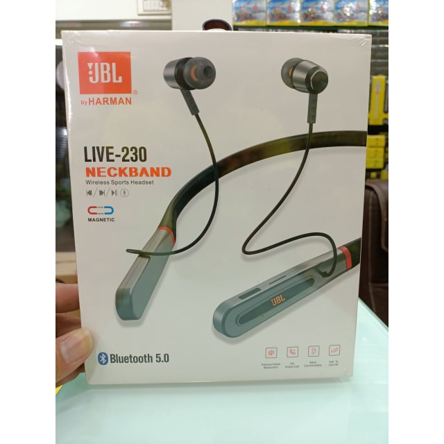 JBL LIVE-230 In-ear Wireless Earphone Bass Headset with Microphone ...