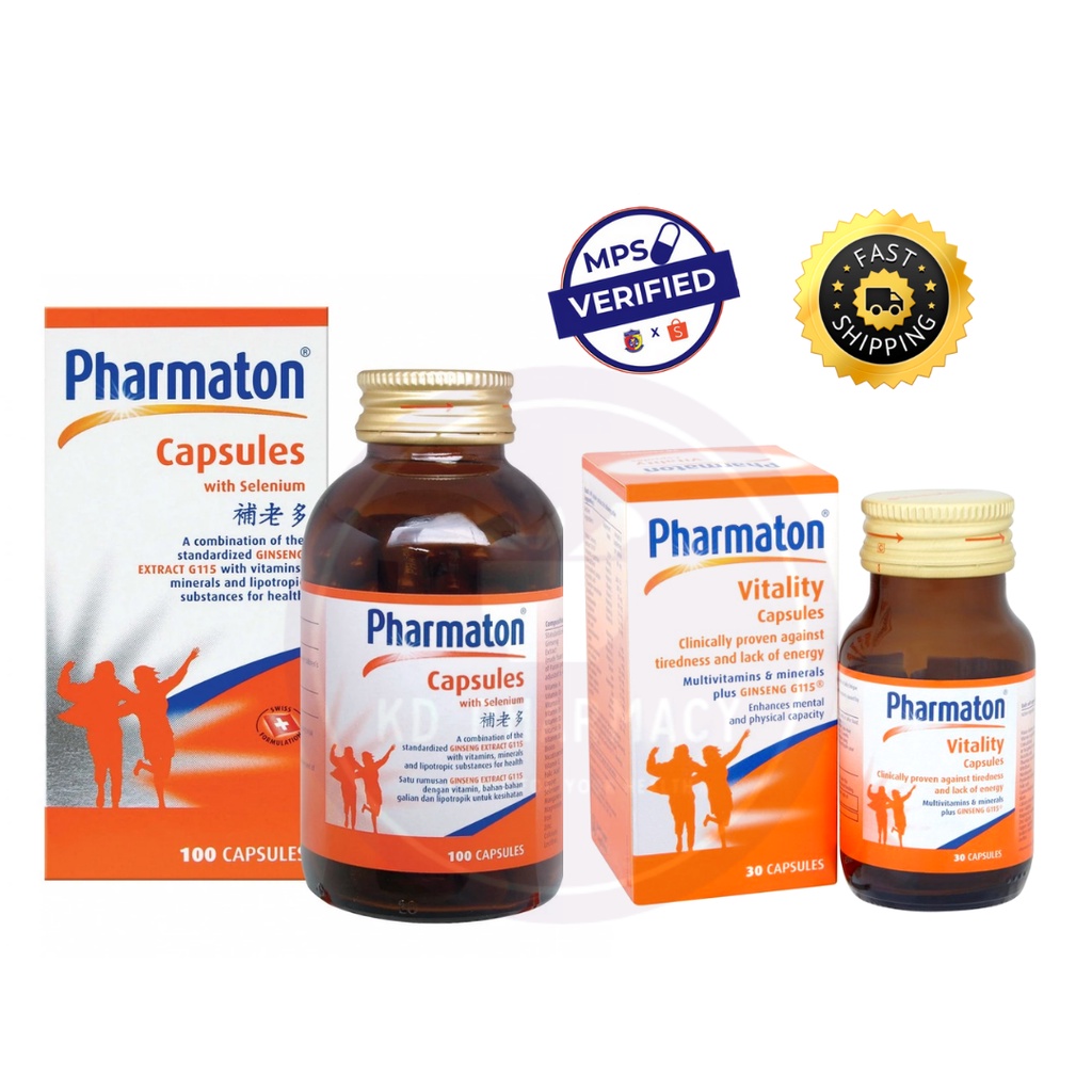 Pharmaton Capsules With Selenium and Ginseng Extract Shopee Malaysia