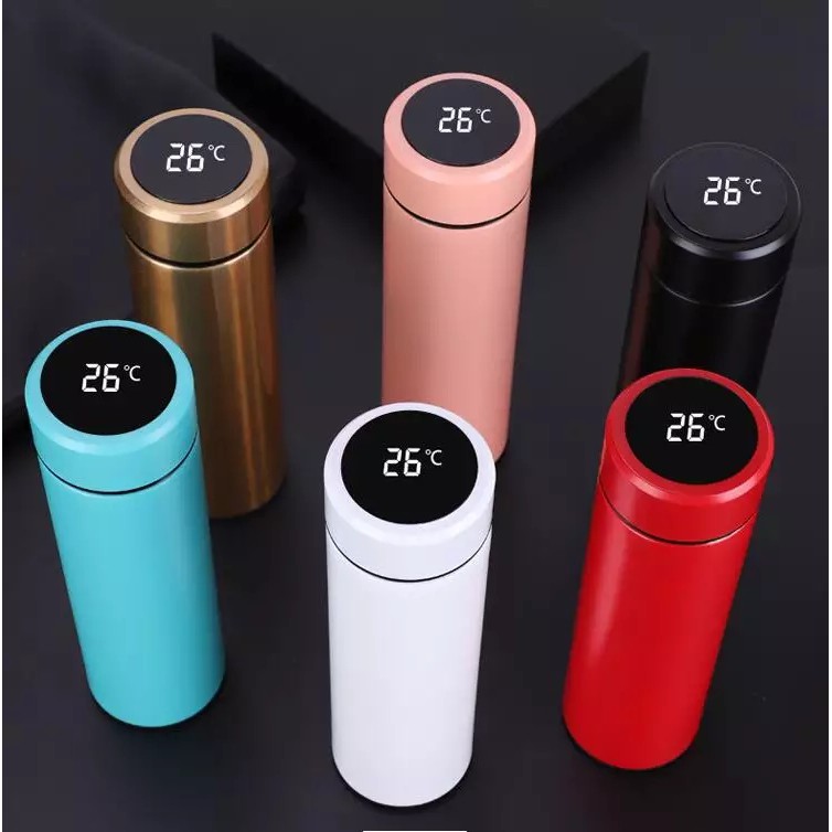 Fashion Smart Temperature Flask LED Display Vacuum Thermal Flask 500ml