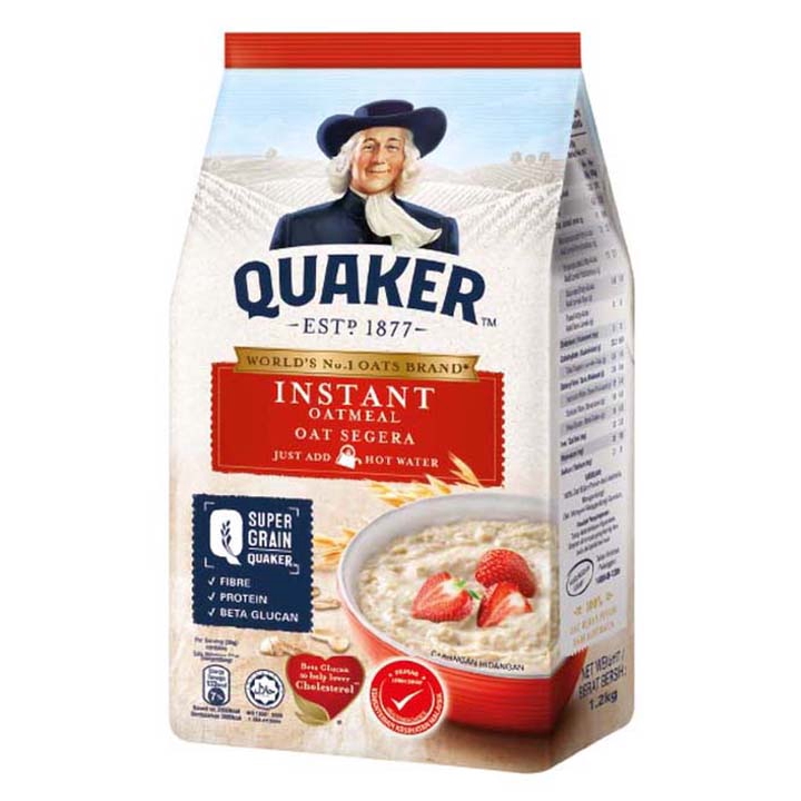 Quaker Instant Oatmeal (1.2kg) Shopee Malaysia